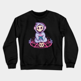 Grim Reaper Video Games Crewneck Sweatshirt